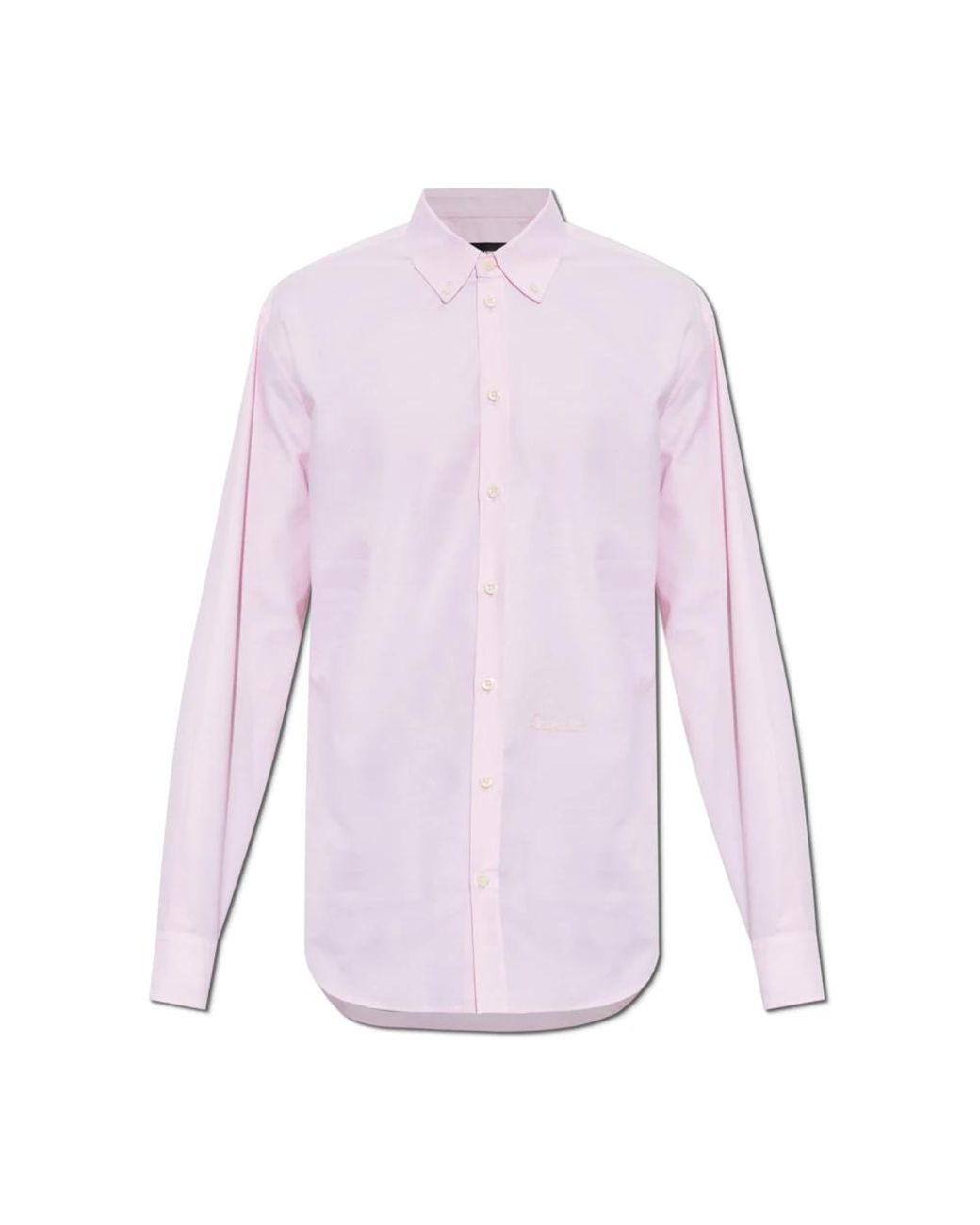 DSquared² Shirt Met Geborduurd Logo in het Purple voor heren