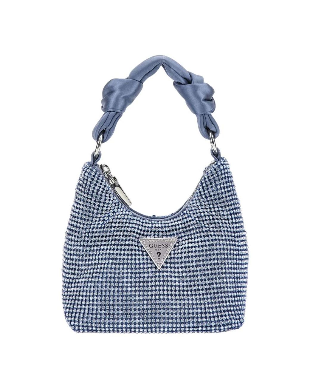 Guess Blue Mini-Handtasche Lua
