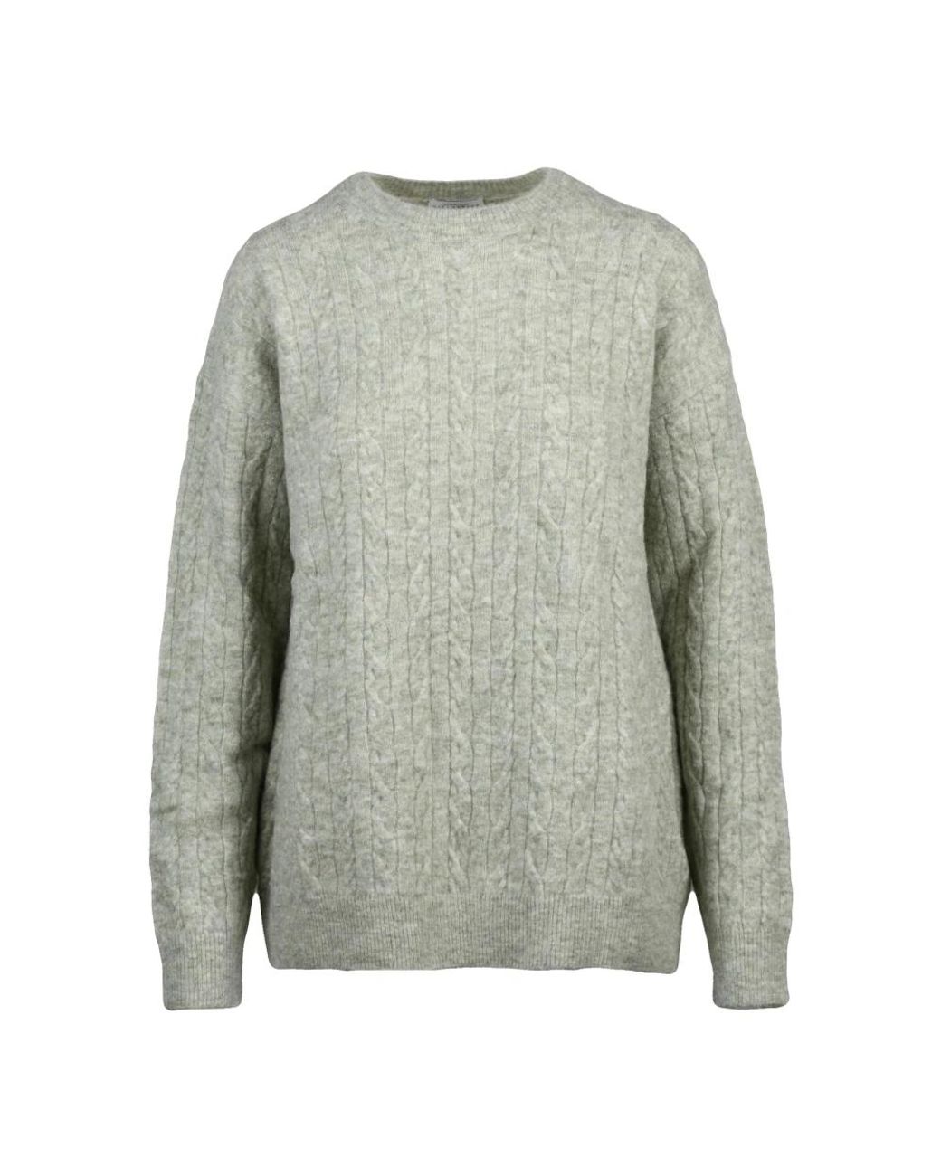 Ballantyne Gray Round-Neck Knitwear