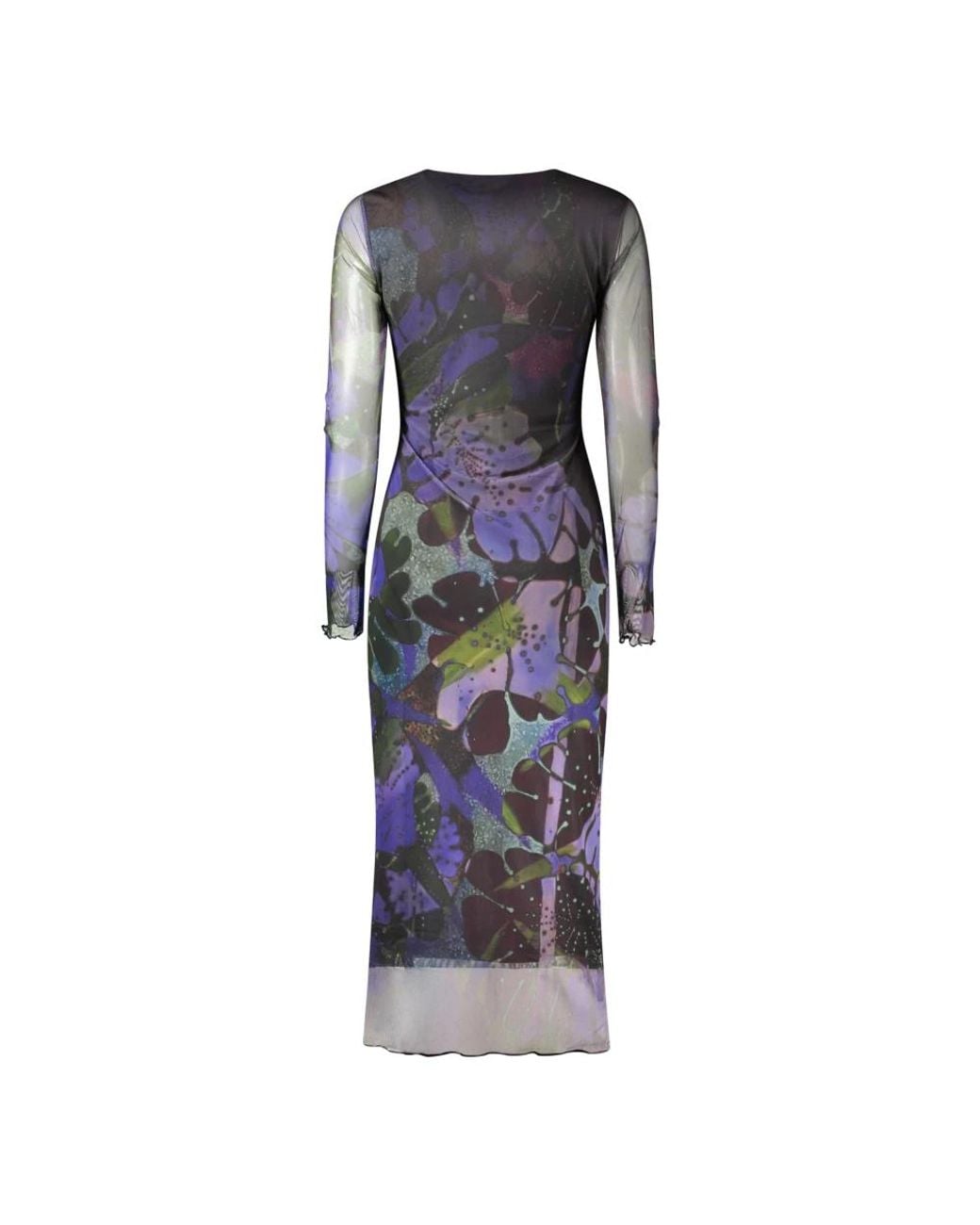Desigual Purple Midi Dresses