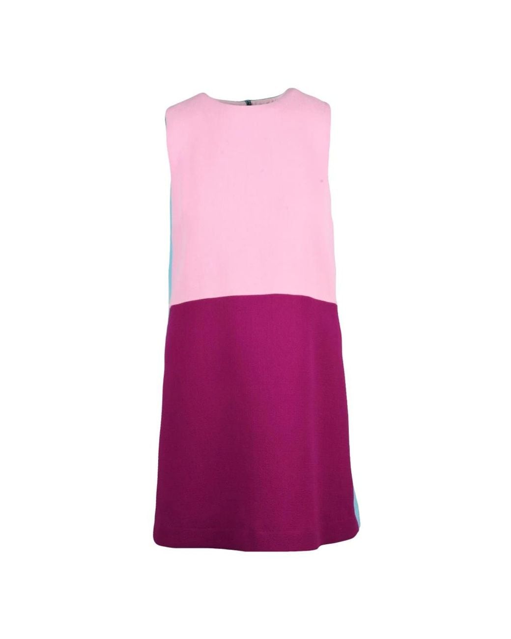 Dolce & Gabbana Purple Short Dresses