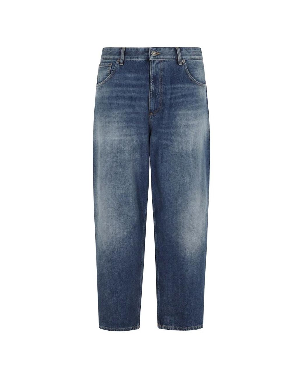 Dondup Blue Loose Fit Jeans for men