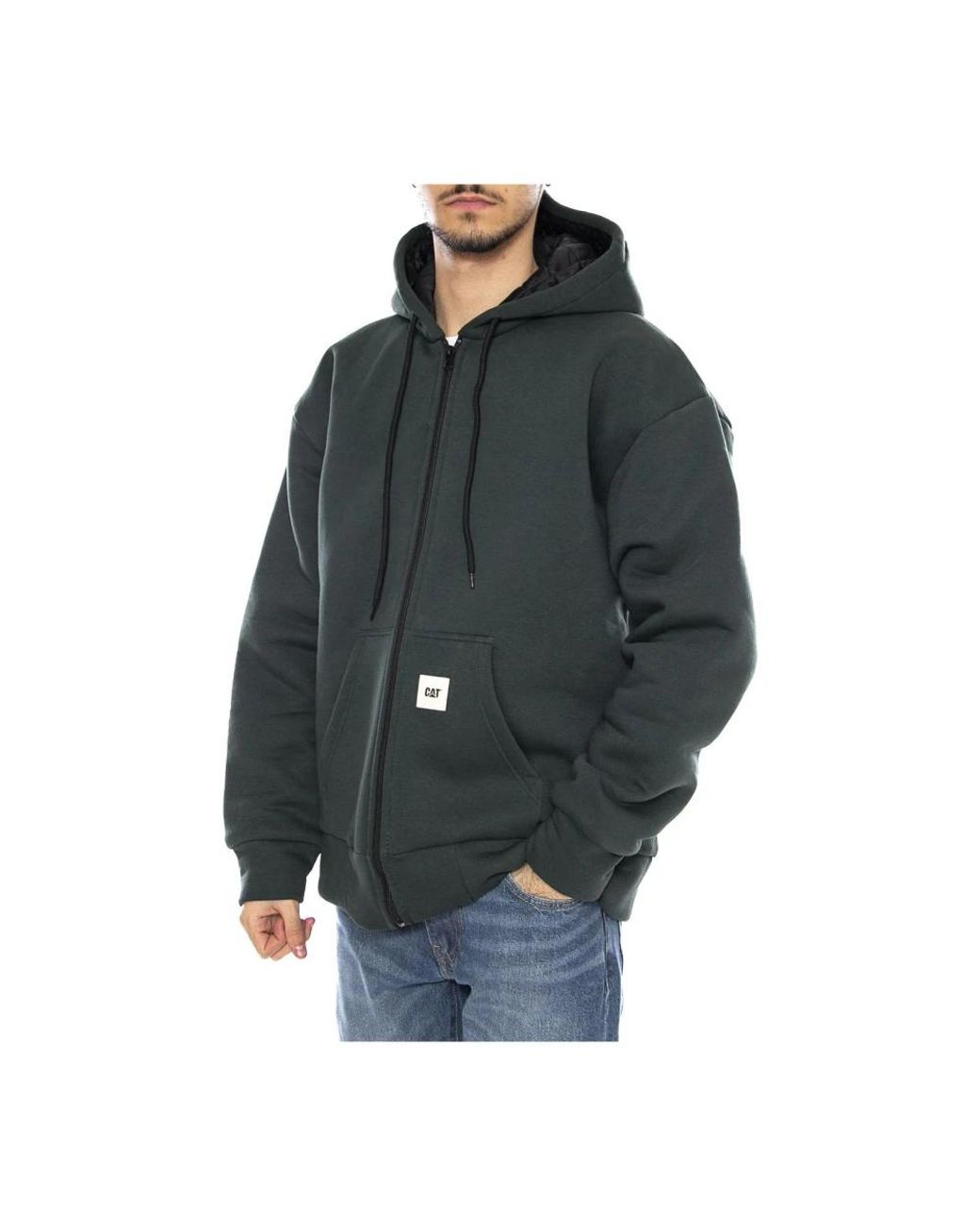 Zip-Throughs Caterpillar pour homme en coloris Gray
