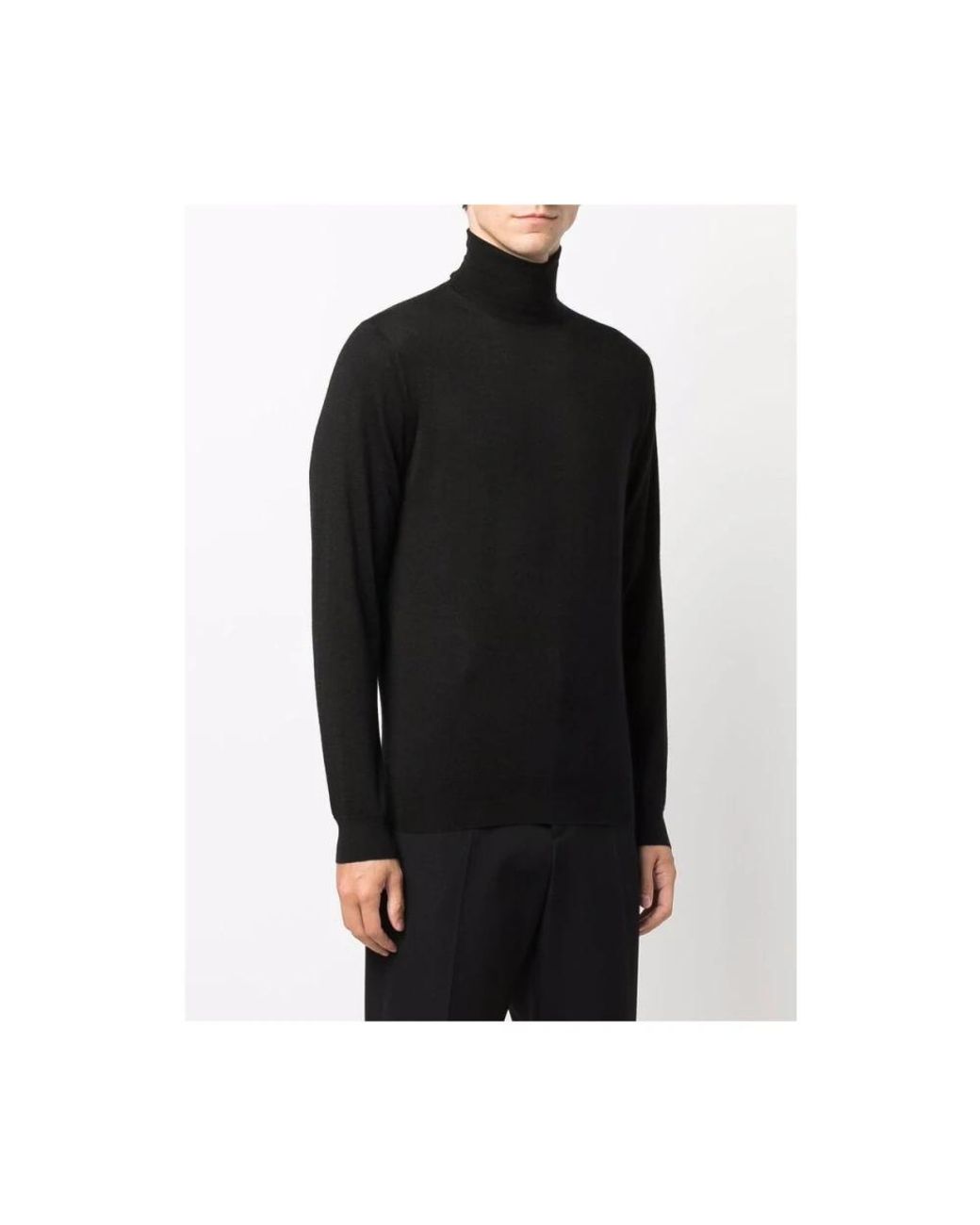 Mauro Ottaviani Black Turtlenecks for men