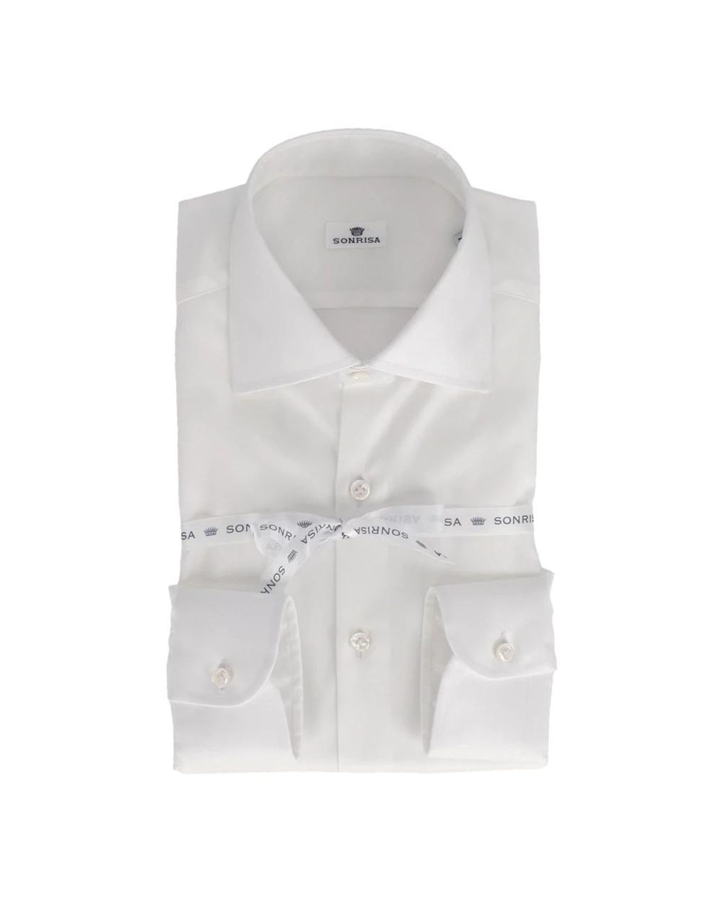 Sonrisa White Formal Shirts for men