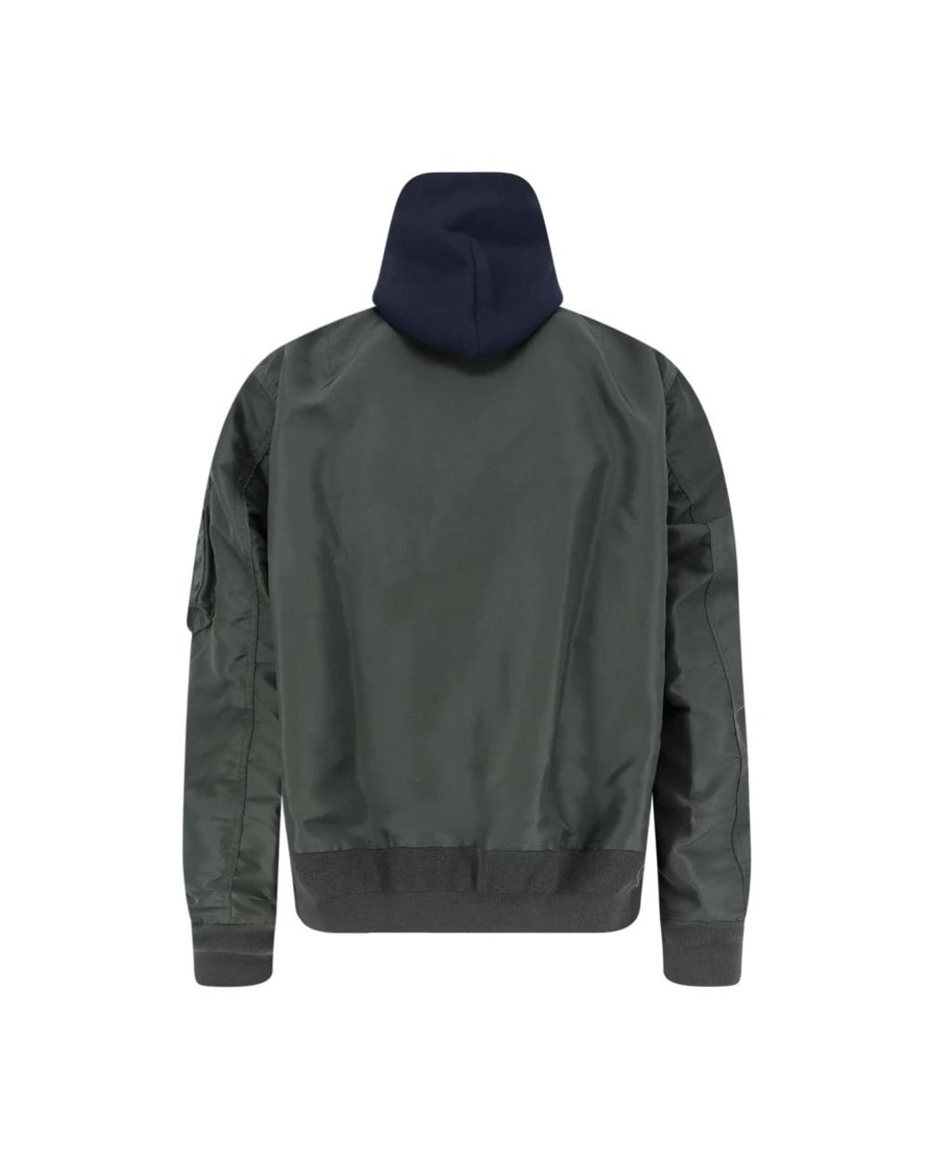 Sacai Blue Zip-Throughs for men