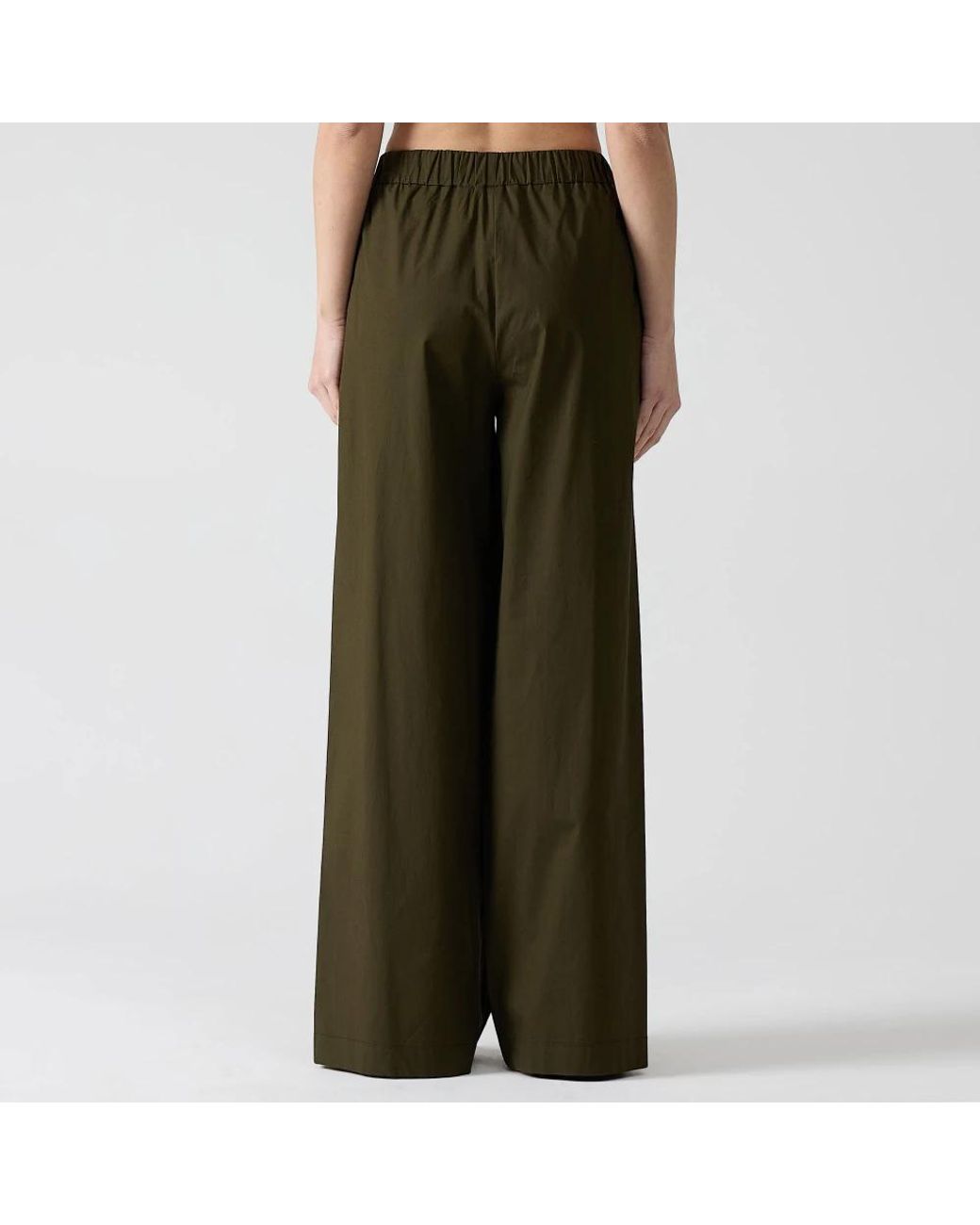FEDERICA TOSI Green Wide Trousers