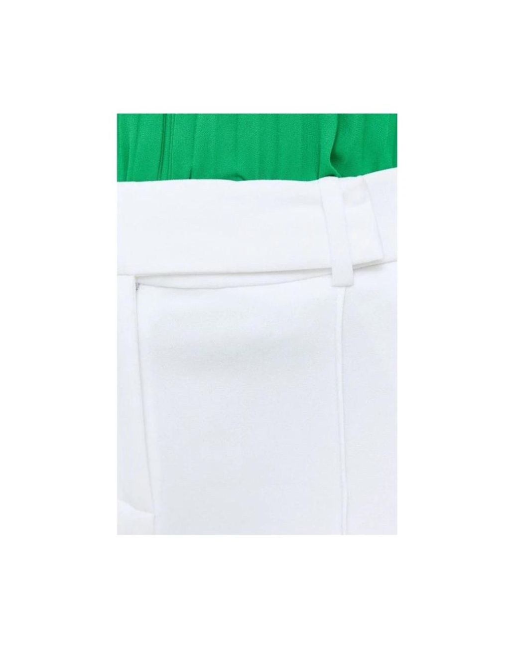 Michael Kors White Straight Trousers