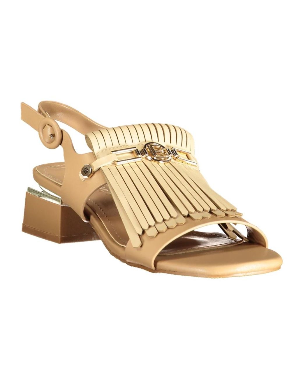 Laura Biagiotti Metallic High Heel Sandals