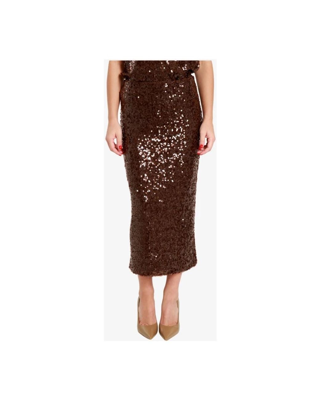 Pennyblack Brown Pencil Skirts