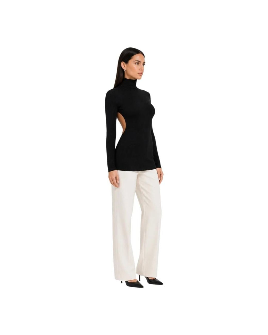 Dondup Black Turtlenecks
