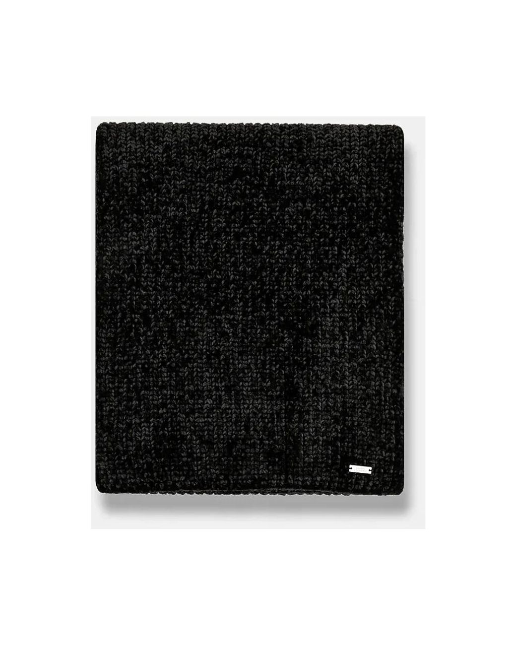 ARMANI EXCHANGE Black Texturierter Stoffschal
