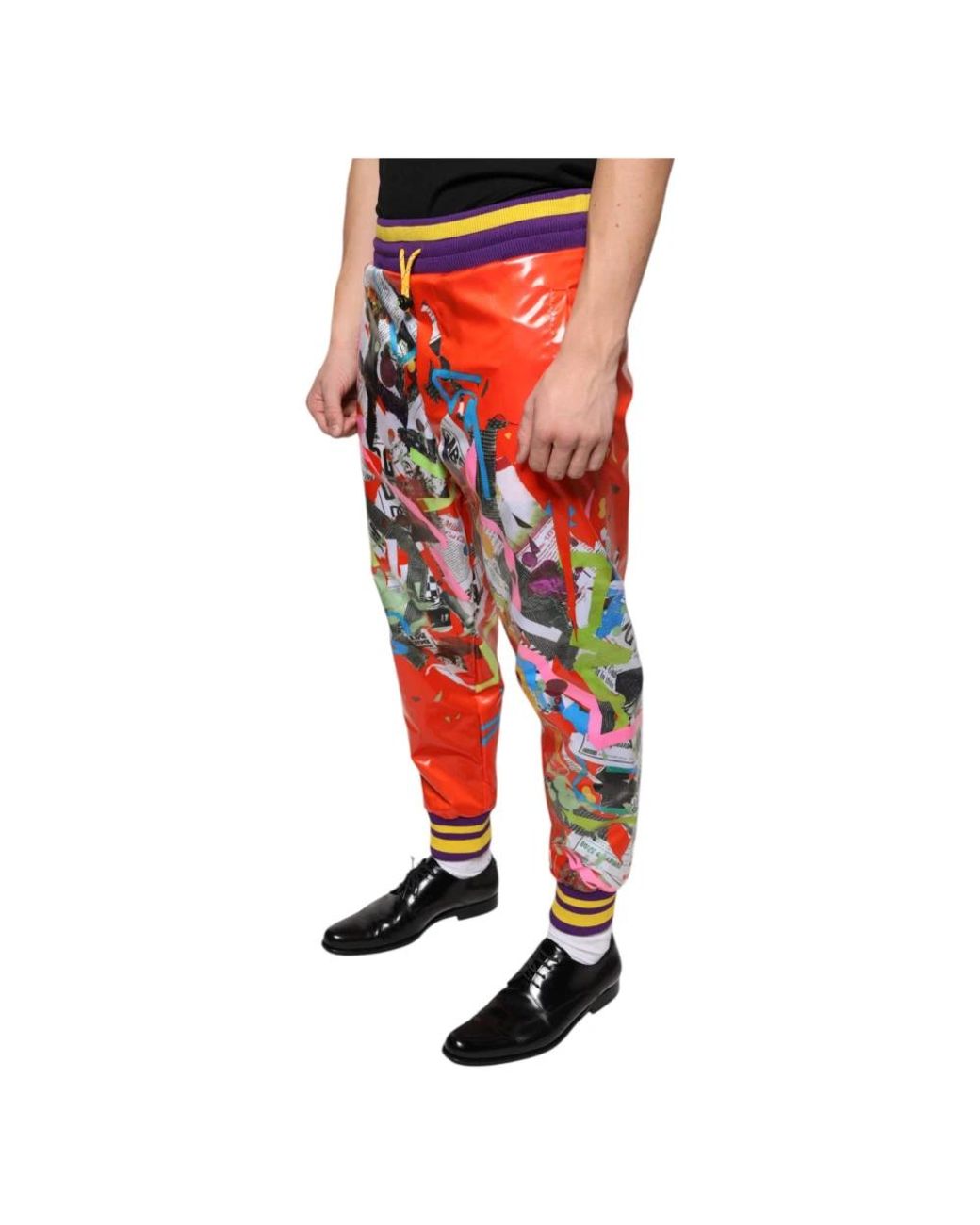 Dolce & Gabbana Red Sweatpants for men