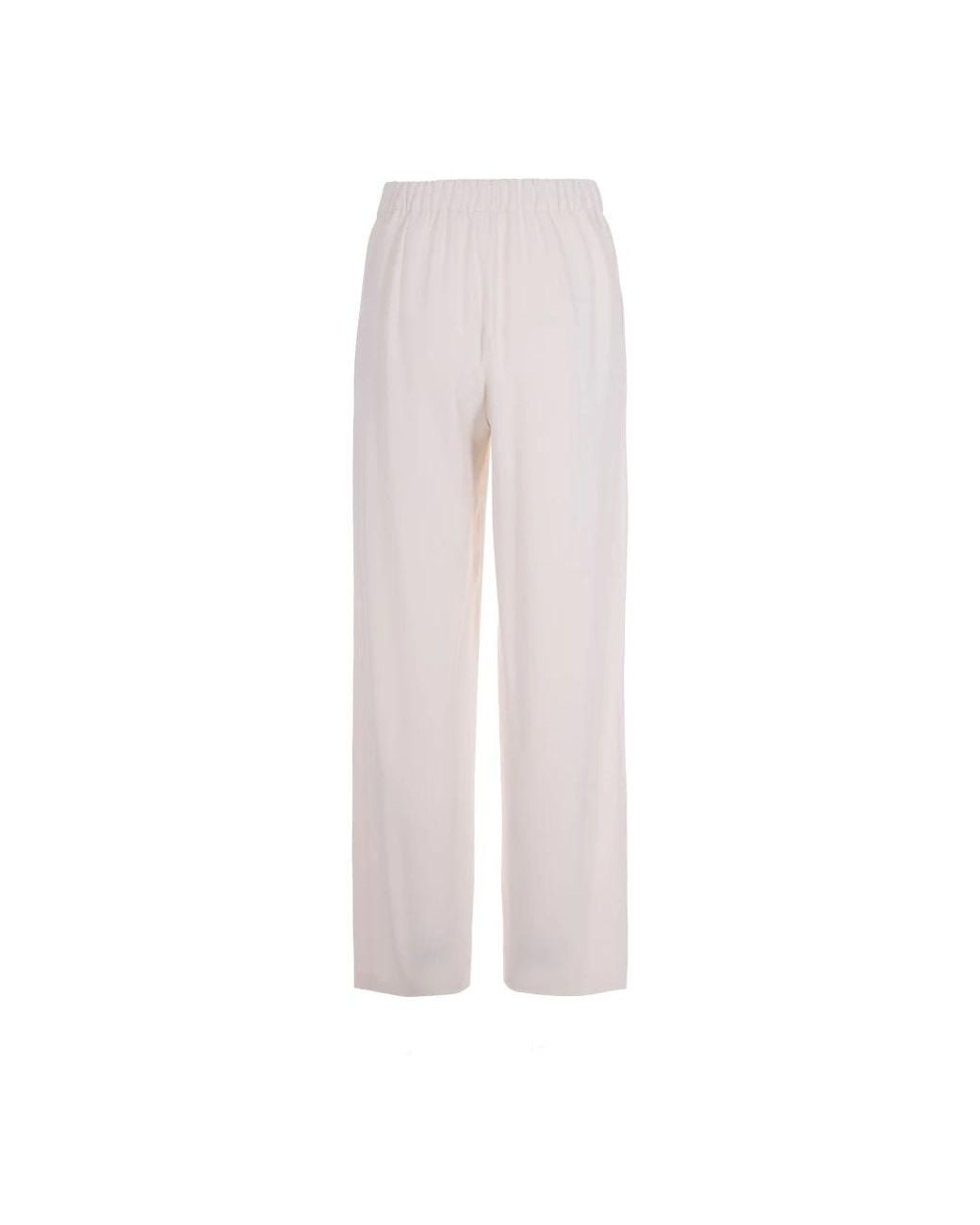 P.A.R.O.S.H. White Wide Trousers