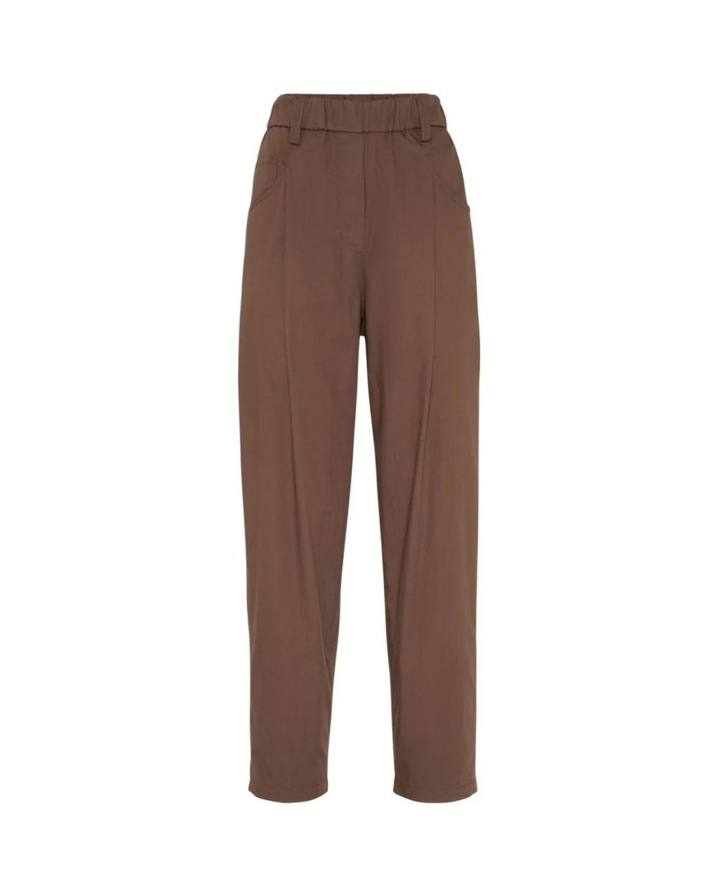 Brunello Cucinelli Brown Straight Trousers