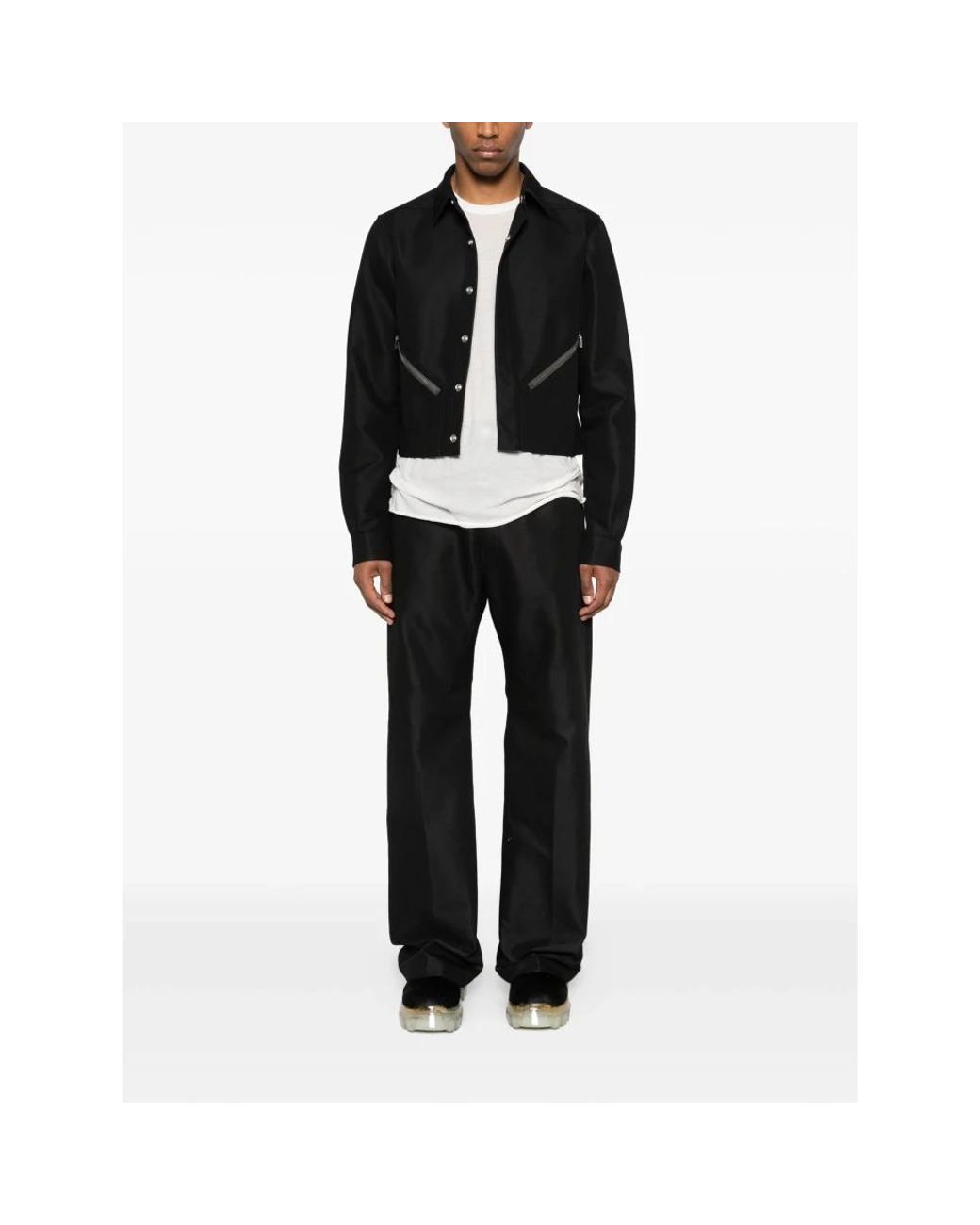 Rick Owens Black Straight Jeans for men