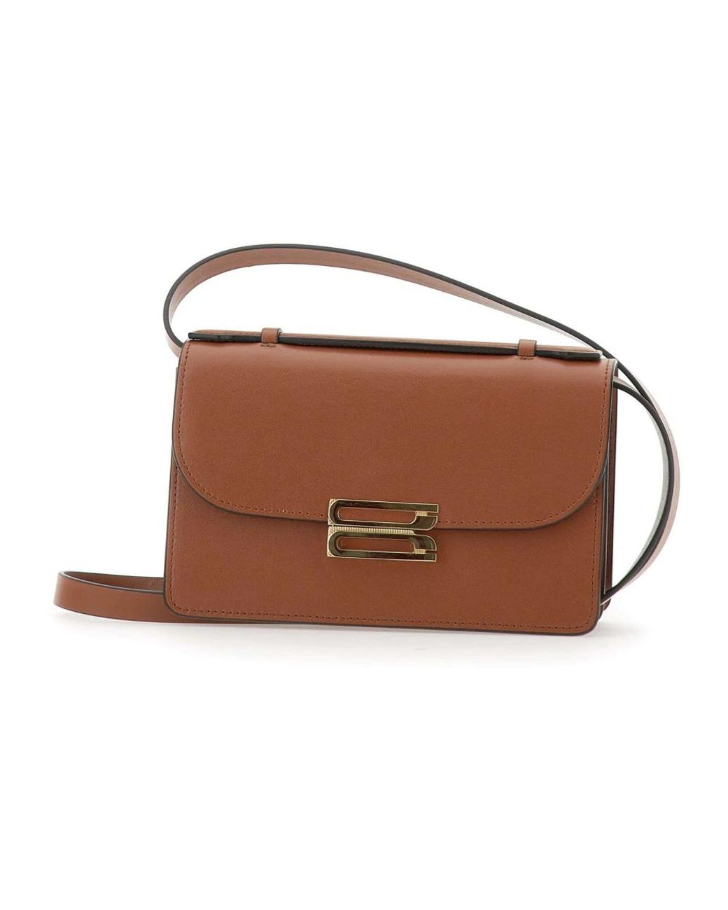 Victoria Beckham Brown Cross Body Bags