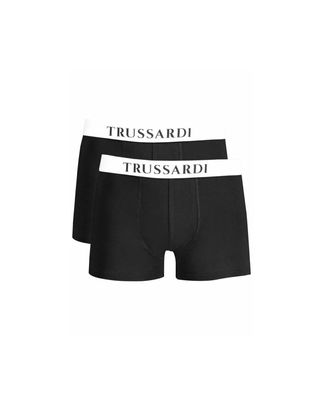 Trussardi Ondergoed ,Zwart ,Katoen Zwarte Katoenen Boxershort in het Black voor heren
