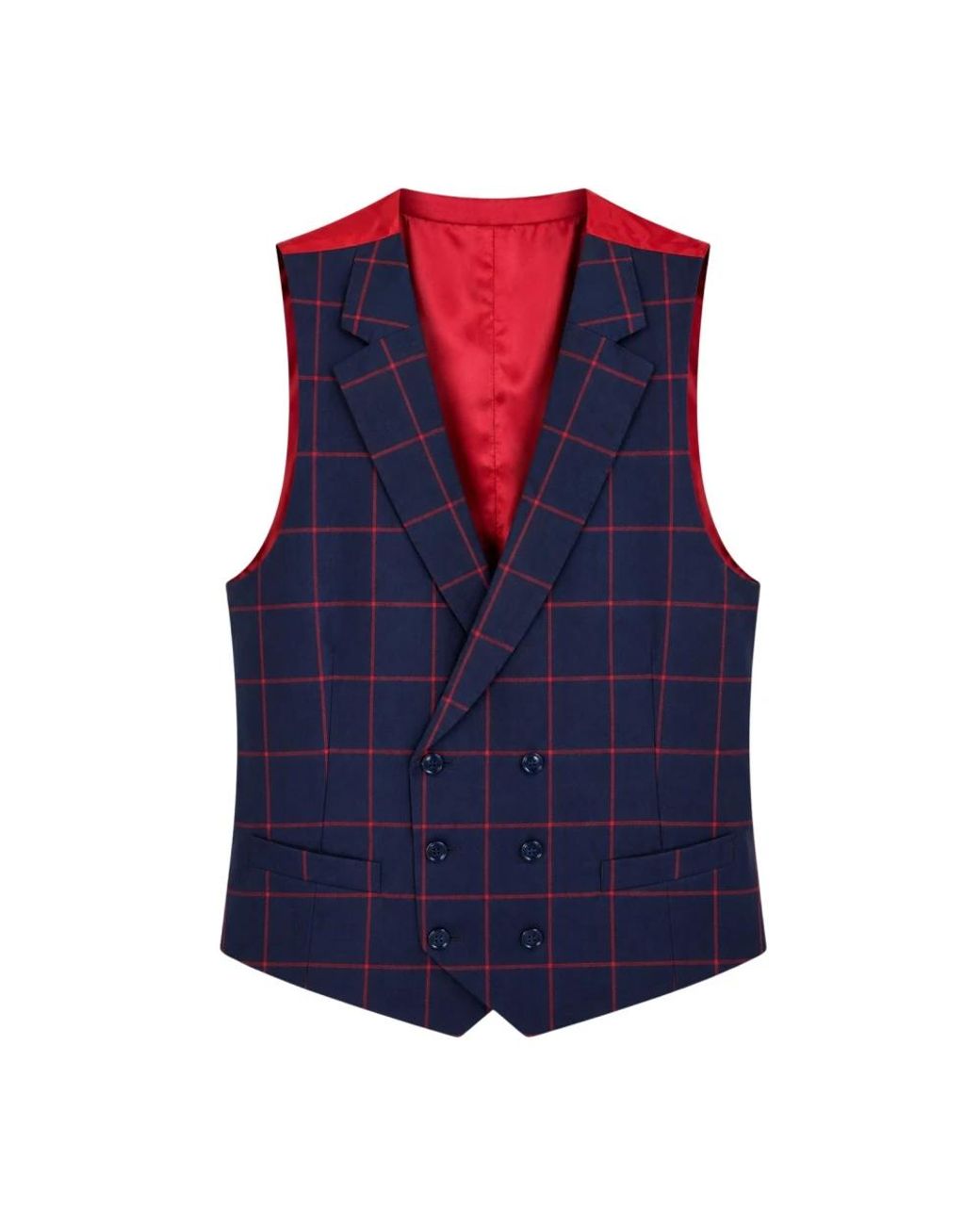 Luigi Bianchi Blue Waistcoats for men