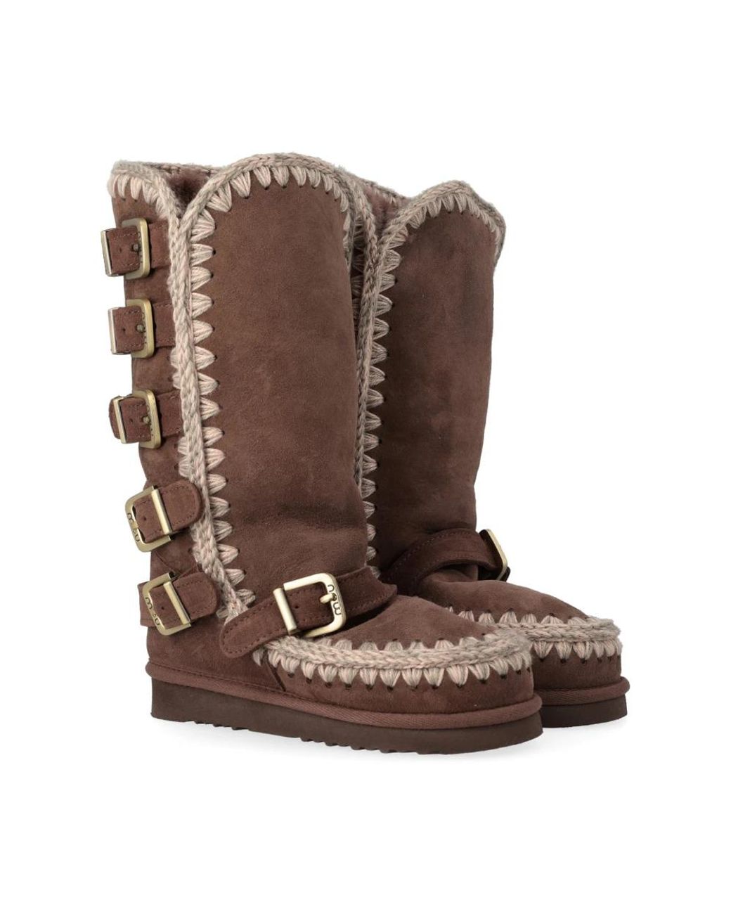 Mou Brown Winter Boots