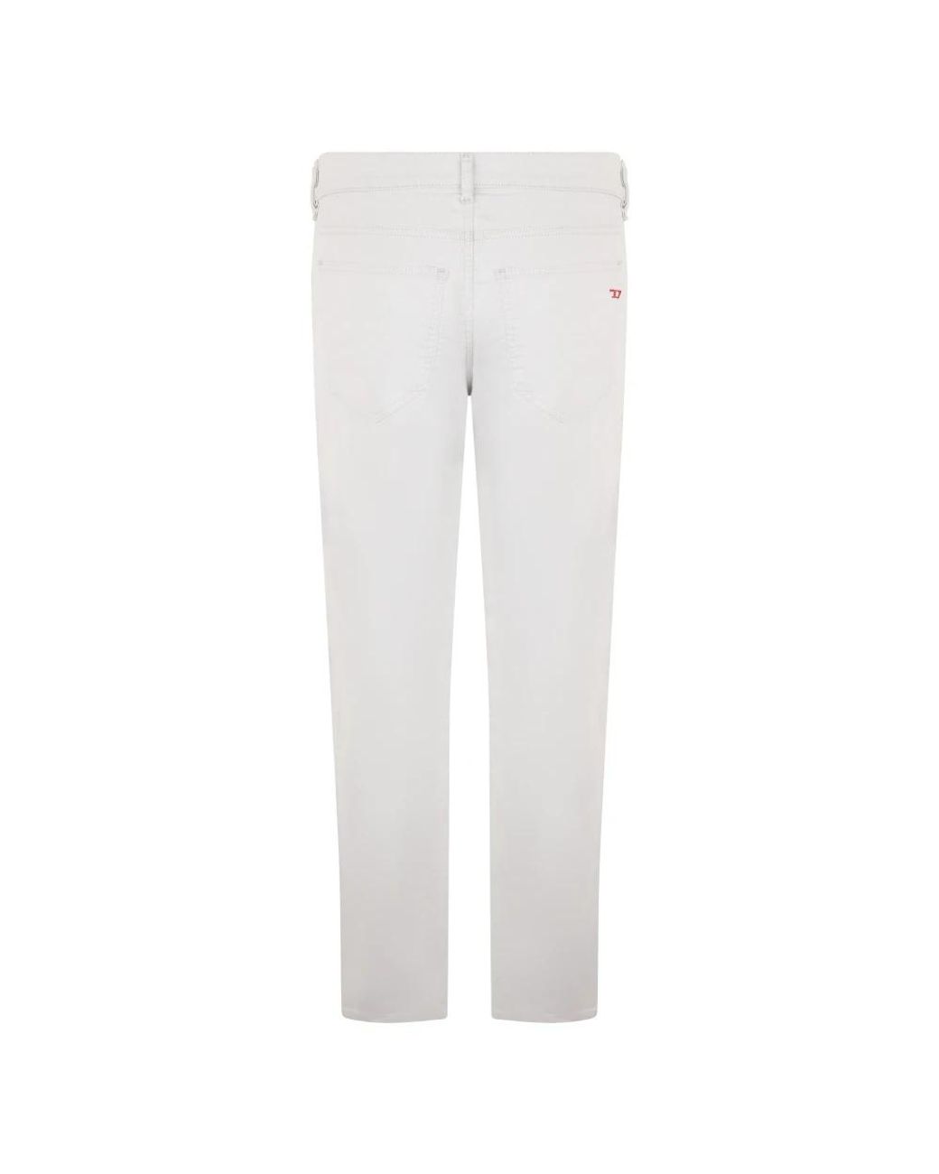 DIESEL White Slim Fit Jeans for men