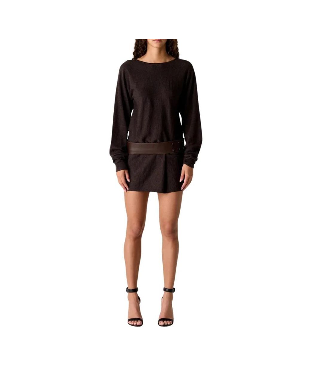 Christopher Esber Black Knitted Dresses