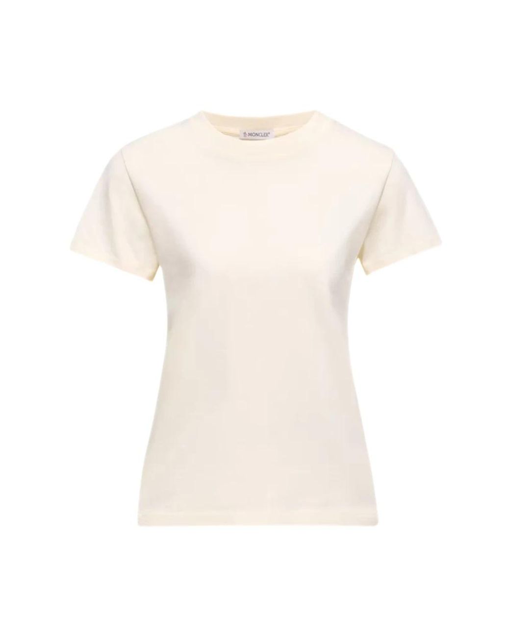 Moncler Natural T-Shirts