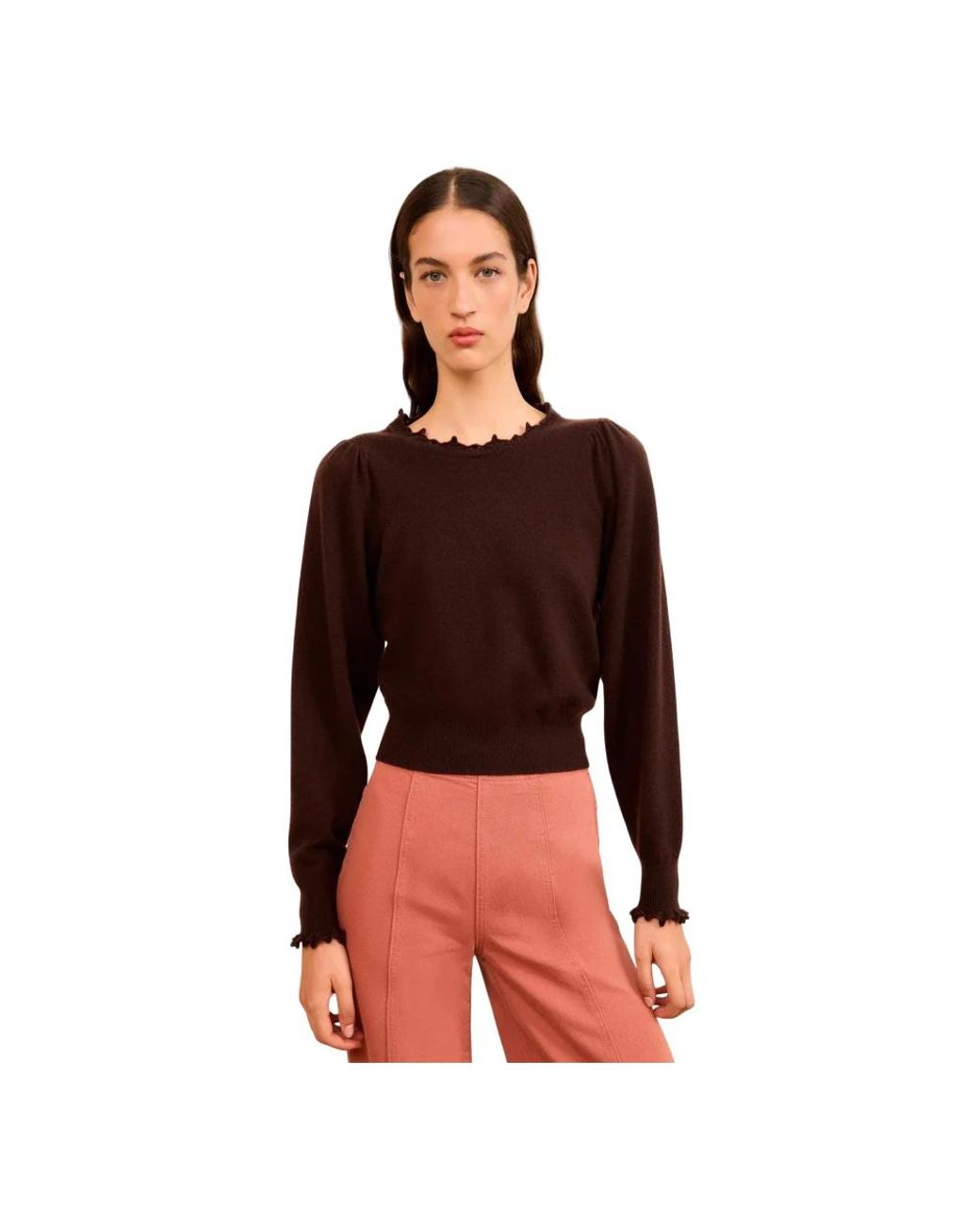 Ulla Johnson Red Round-Neck Knitwear