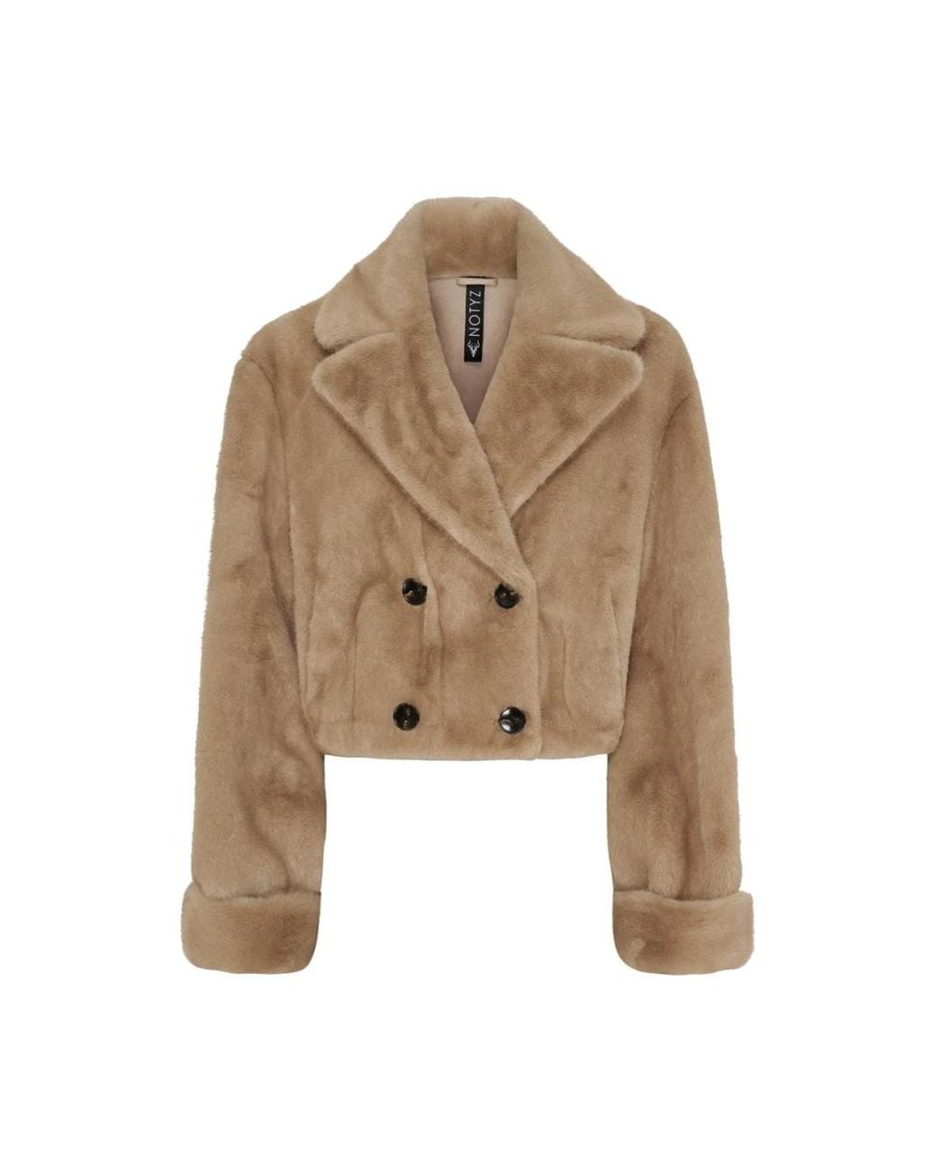 Notyz Natural Faux Fur & Shearling Jackets