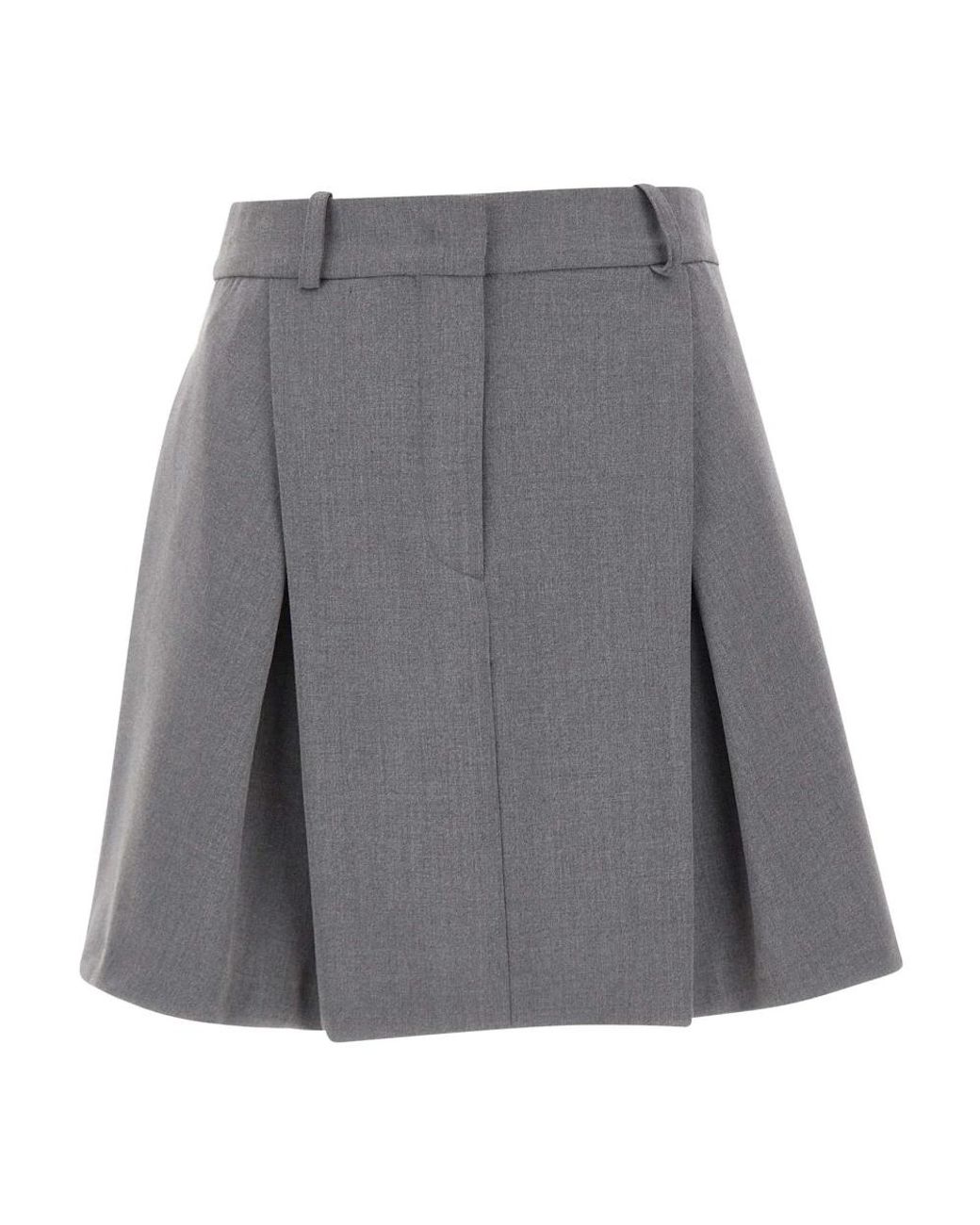 Kaos Gray Short Skirts