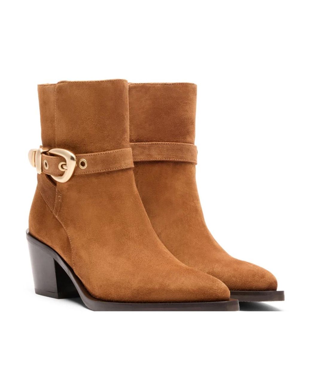 Stuart Weitzman Brown Cowboy Boots