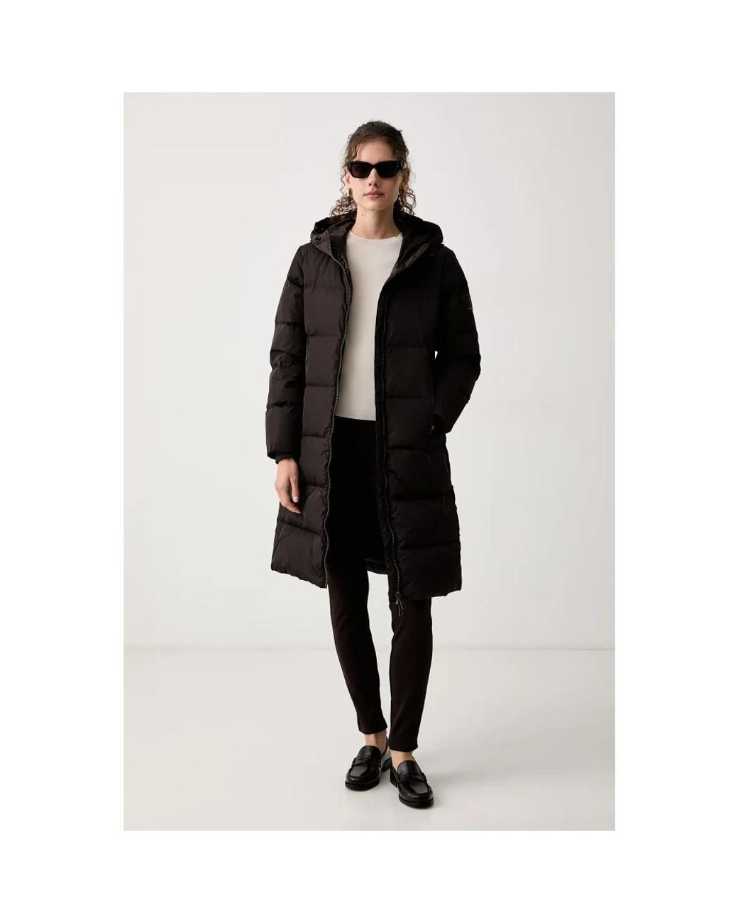 Down Coats ARMANI EXCHANGE de color Black