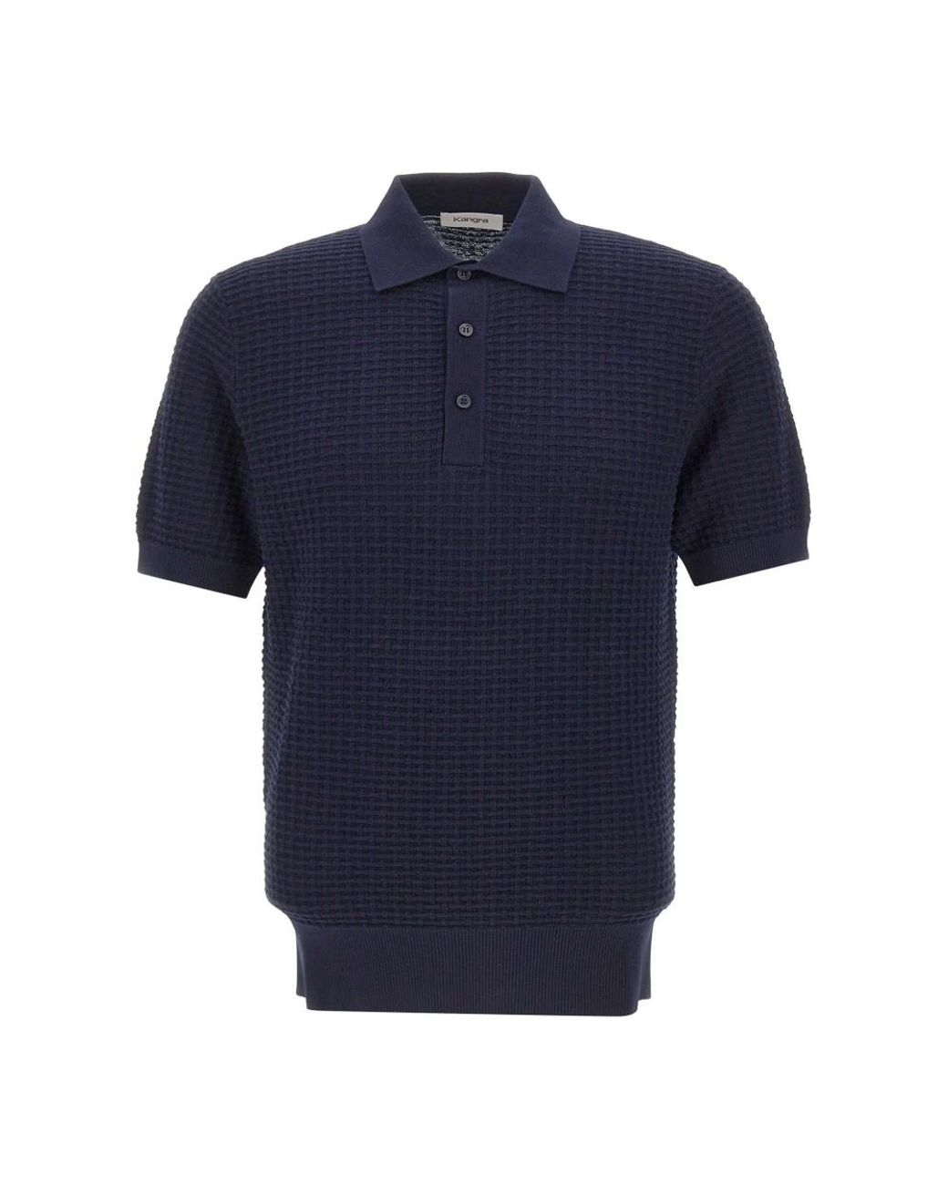Kangra Blue Polo Shirts for men