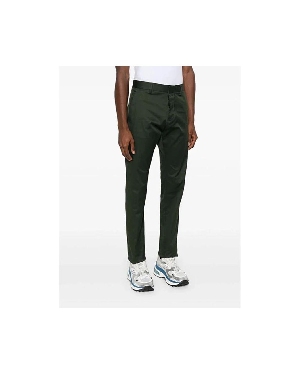 DSquared² Gray Slim-Fit Trousers for men