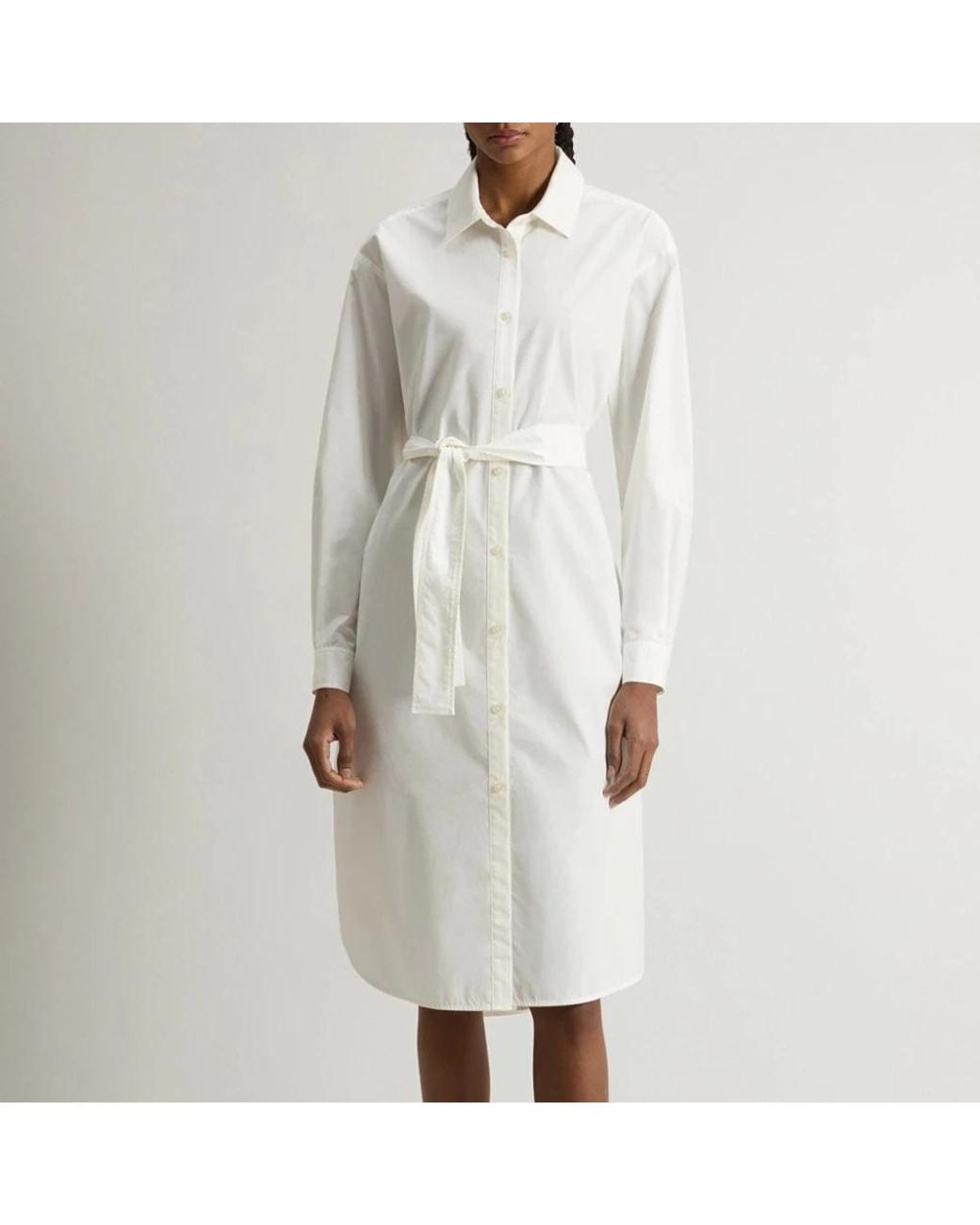 Woolrich White Shirt Dresses