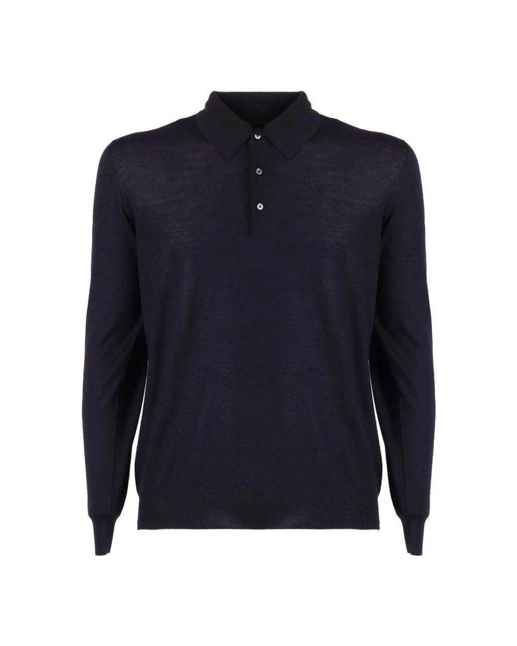 Fedeli Blue Round-Neck Knitwear for men