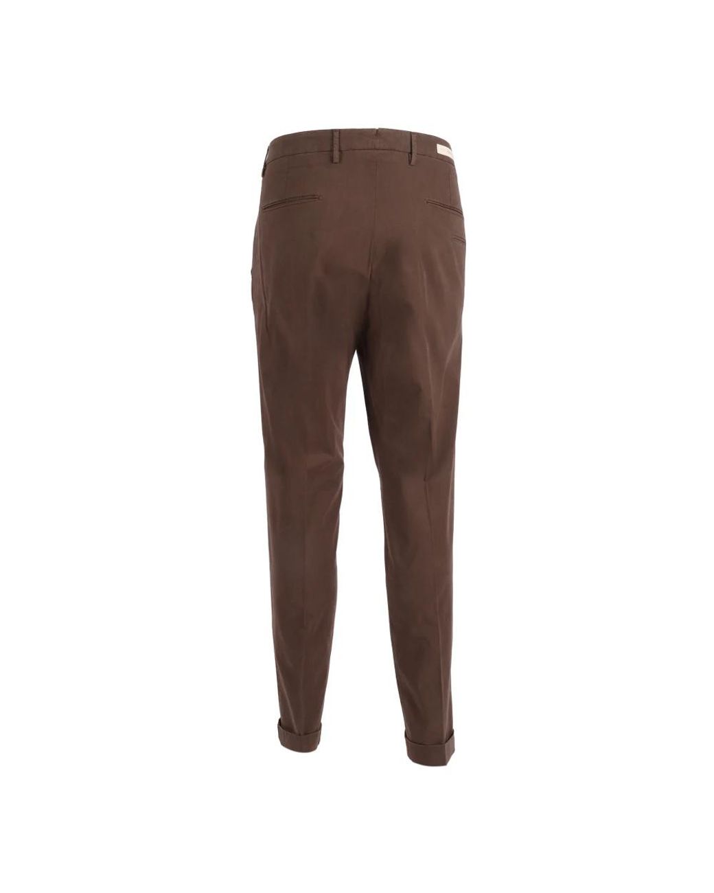 BRIGLIA Brown Chinos for men