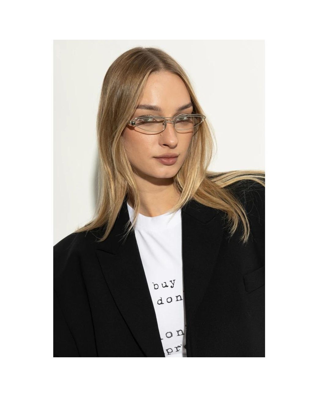Glasses di The Attico in White