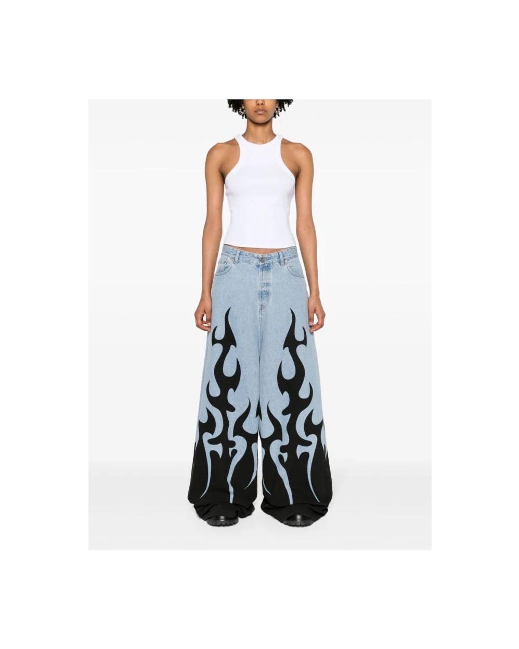 Vetements White Sleeveless Tops
