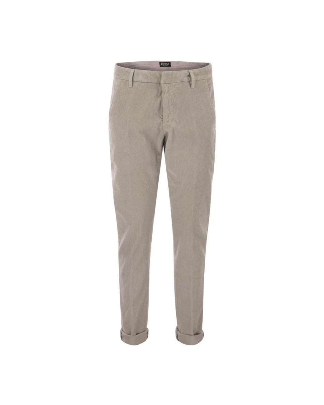 Dondup Gray Chinos for men