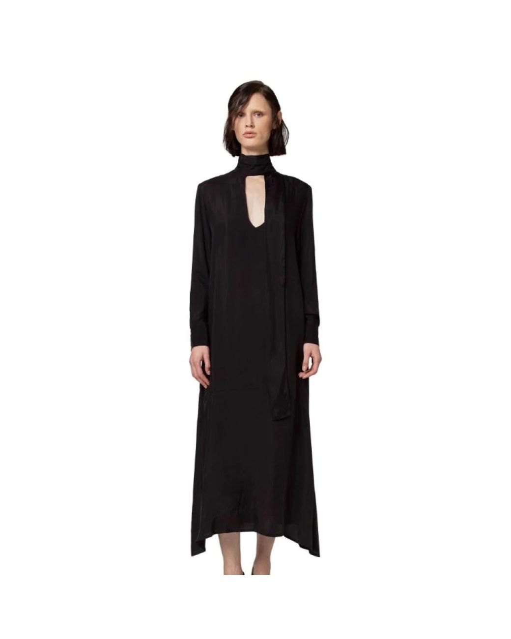 Alpha Studio Black Midi Dresses
