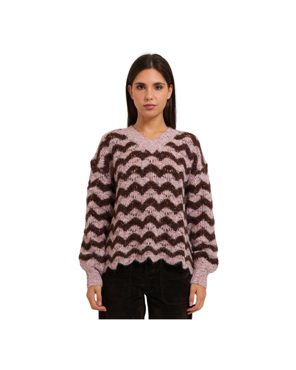 GAUDI Red V-Neck Knitwear