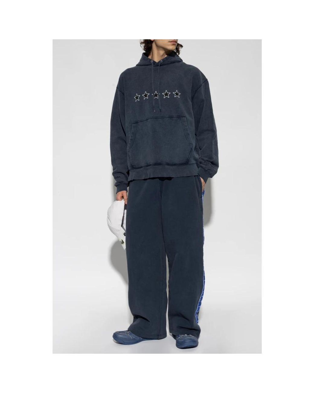 Balenciaga Blue Hoodies for men
