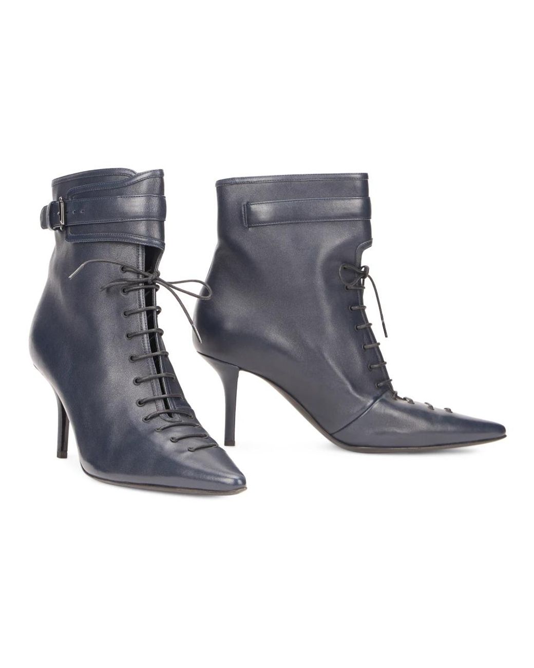 Philosophy Di Lorenzo Serafini Gray Heeled Boots