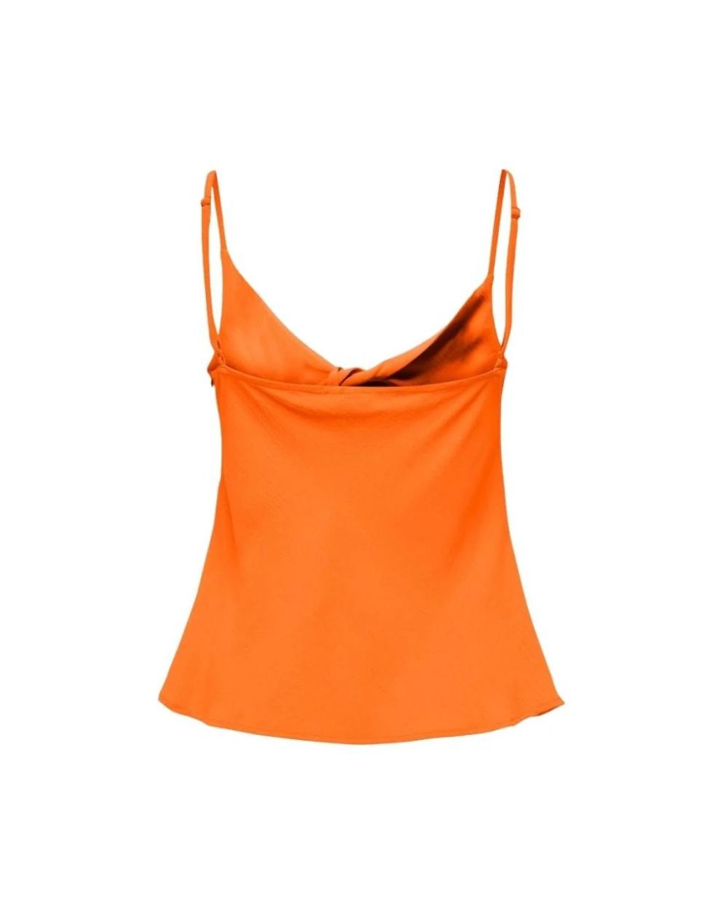 ONLY Orange Sleeveless Tops