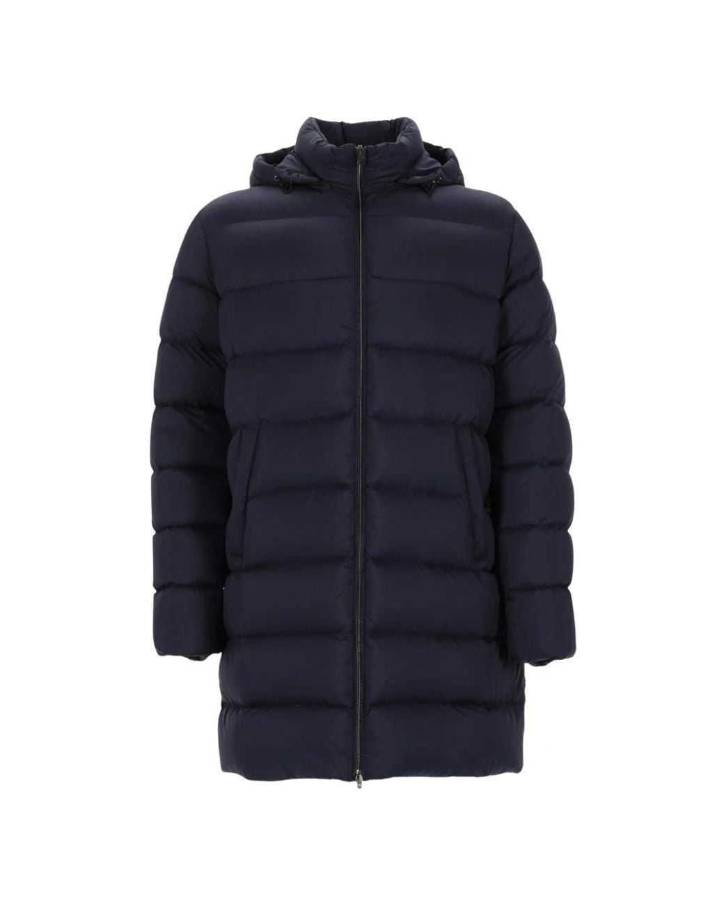 Herno Blue Down Coats for men