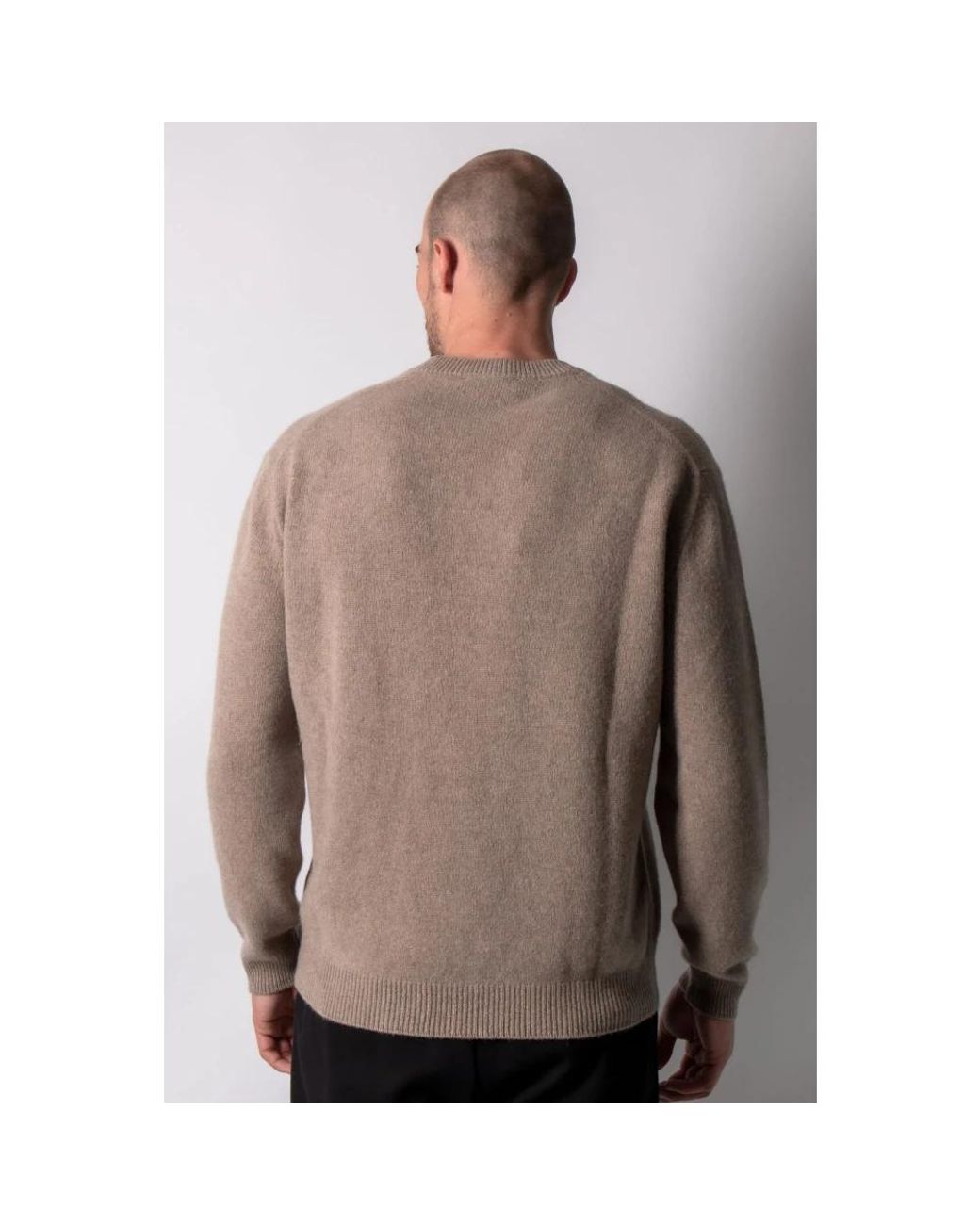 Daniele Fiesoli Brown V-Neck Knitwear for men