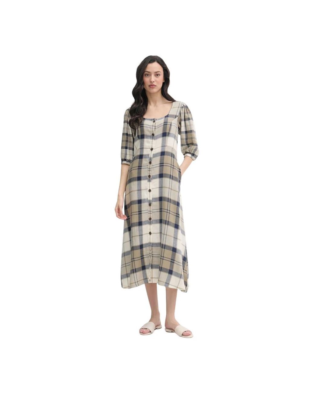 Barbour Ballina Jurk in het Metallic