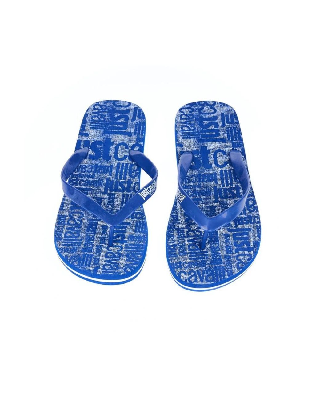 Just Cavalli Blue Flip Flops for men