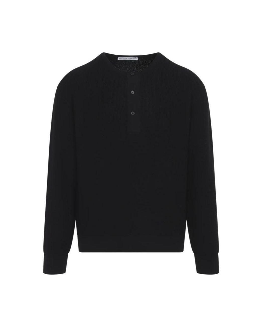 Studio Nicholson Black Round-Neck Knitwear for men